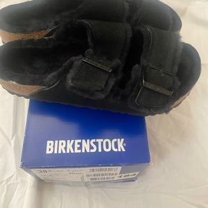 Birkenstock Fuzzy Sandals
